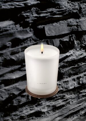 CALLA Scented Candle Stone Background