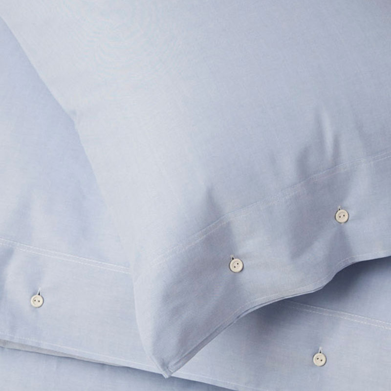 Lexington Bettwäsche Authentic Pin Point Oxford blau – Bild 4