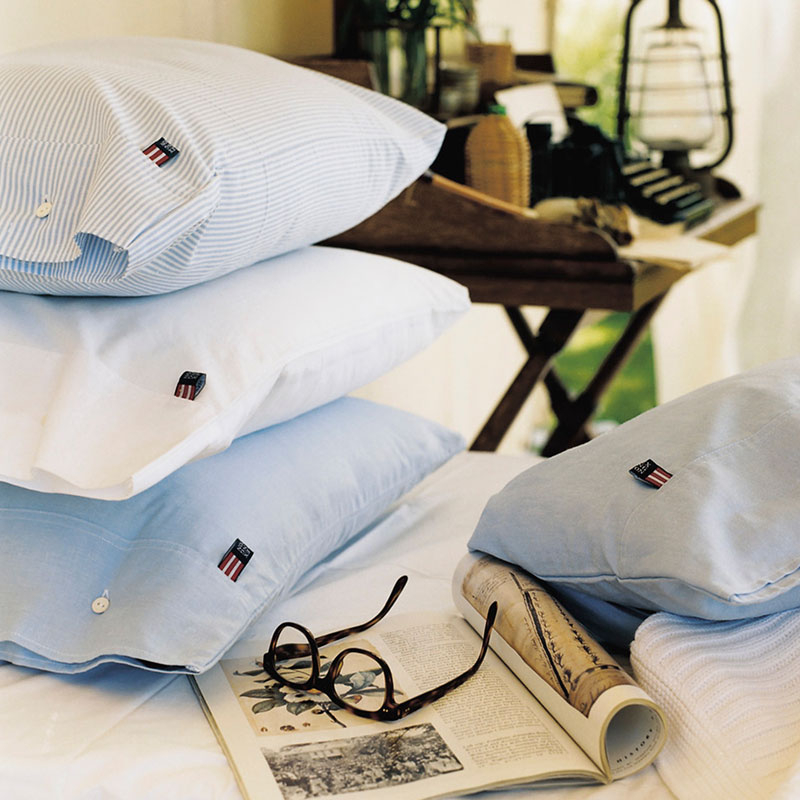 Lexington Bettwäsche Authentic Pin Point Oxford blau – Bild 5