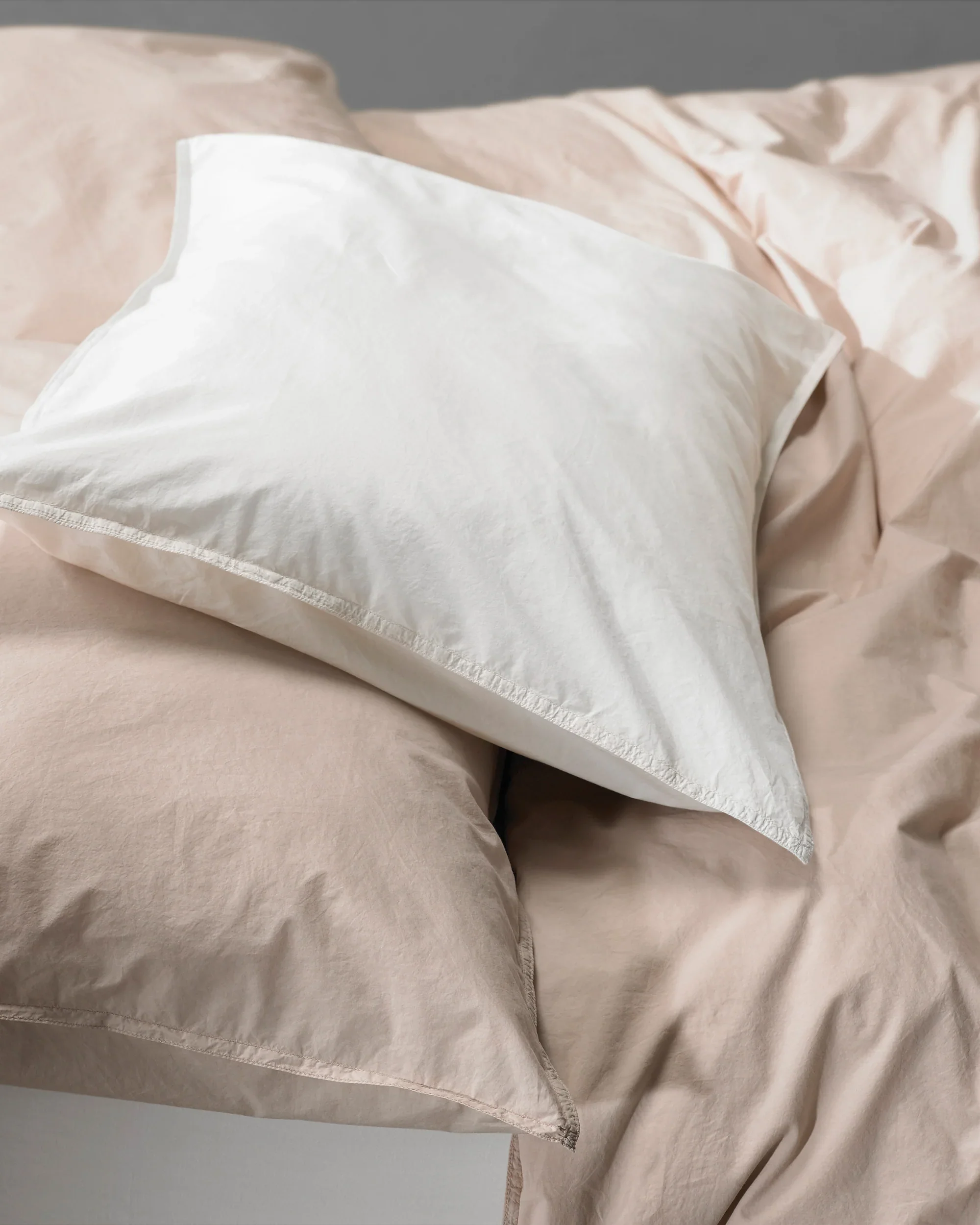 Sunday in Bed Bettwäsche Washed Cotton Weiß – Bild 2